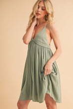 Load image into Gallery viewer, Ruched Plunge Mini Cami Dress For Women – Flattering, Romantic, Chic &amp; Trendy for Night Outs and Special Events
