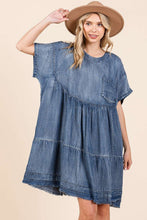 Load image into Gallery viewer, Oversized Mini Dress Relaxed Fit Boho Design Comfortable And Breathable Women Dress
