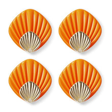 Load image into Gallery viewer, 4pcs Creative Shell Shape Wall Hanging Hook Punch-free Strong Adhesive Hook Bathroom Kitchen Wall-mounted Seamless Sticky Hook  Shell Hook Non-Punching Strong Adhesive Adhesive Hook Bearing Door Behind Wall Bathroom Kitchen Key Holder
