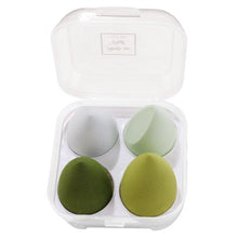 Load image into Gallery viewer, 4/pcs New Womens Beauty Egg Set Makeup Puff Set Colorful Cushion Cosmestic Sponge Egg Tool Wet and Dry Use Colorful Soft Design
