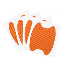 Load image into Gallery viewer, 4Pcs/Set Car Door Sticker Carbon Fiber Scratches Resistant Cover Scratches Resistant Cover Auto Handle Protection Film Exterior Styling Accessories Door Sticker Carbon Fiber Scratches Resistant Cover Car Handle Protection Film Exterior Styling Accessories

