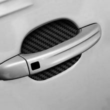 Load image into Gallery viewer, 4Pcs/Set Car Door Sticker Carbon Fiber Scratches Resistant Cover Scratches Resistant Cover Auto Handle Protection Film Exterior Styling Accessories Door Sticker Carbon Fiber Scratches Resistant Cover Car Handle Protection Film Exterior Styling Accessories

