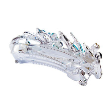 Load image into Gallery viewer, 5 Colors Trendy Peacock Barrettes Crystal Flower Hairpins Headwear For Hair Women Romantic Headdress Wedding Hair Accessories for Brides and Bridesmaids
