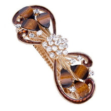 Load image into Gallery viewer, 5 Colors Trendy Peacock Barrettes Crystal Flower Hairpins Headwear For Hair Women Romantic Headdress Wedding Hair Accessories for Brides and Bridesmaids

