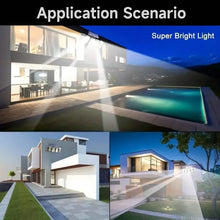 Load image into Gallery viewer, 5 Heads Solar 300 LED Light Outdoor Motion Sensor Waterproof Wide-angle Illumination Wall Lamp
