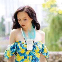 Load image into Gallery viewer, 5-in-1 Folding Rechargeable Hands Free Mini Fan
