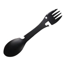 Load image into Gallery viewer, 5-in-1 Multifunctional Stainless Steel Fork Knife Spoon Bottle Opener
