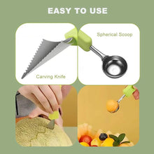 Load image into Gallery viewer, 5-in-1 Stainless Steel Fruit Carving Tools
