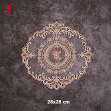 Load image into Gallery viewer, 5-Pack: 3 Styles Vintage Lace Embroidery Placemat
