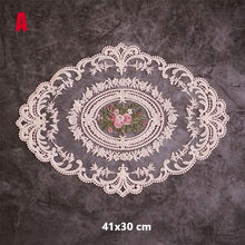 Load image into Gallery viewer, 5-Pack: 3 Styles Vintage Lace Embroidery Placemat
