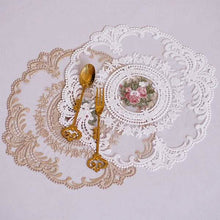 Load image into Gallery viewer, 5-Pack: 3 Styles Vintage Lace Embroidery Placemat

