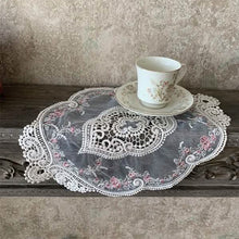 Load image into Gallery viewer, 5-Pack: 3 Styles Vintage Lace Embroidery Placemat
