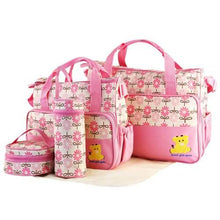 Load image into Gallery viewer, 5-Pack: Baby Nappy Diaper Bag Set
