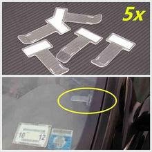 Load image into Gallery viewer, 5-Pack: Car Vehicle Parking Ticket Permit Holder Clip Sticker
