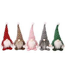 Load image into Gallery viewer, 5-Pack: Christmas Gnome Plush Doll
