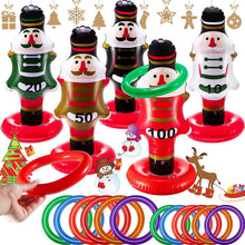 Load image into Gallery viewer, 5-Pack: Christmas Nutcrackers Ring Toss Christmas Party Games Toys
