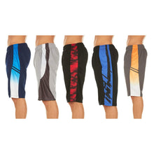 Load image into Gallery viewer, 5-Pack: Men's Active Athletic Assorted Performance Shorts
