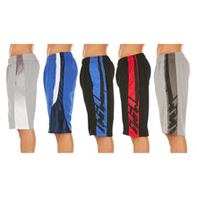 Load image into Gallery viewer, 5-Pack: Men's Active Athletic Assorted Performance Shorts
