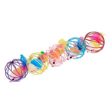 Load image into Gallery viewer, 5-Pack: Pet Cat Kitten Playing Mouse Ball Cage
