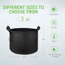 Load image into Gallery viewer, 5-Pack: Plant Grow Bags
