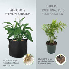Load image into Gallery viewer, 5-Pack: Plant Grow Bags
