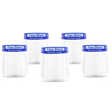 Load image into Gallery viewer, 5-Pack: Reusable Waterproof Transparent Face Shield
