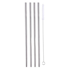 Load image into Gallery viewer, 5-Pack: Stainless Steel Bend Or Straight Drinking Straws
