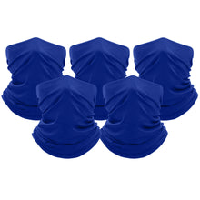 Load image into Gallery viewer, 5-Pack: Unisex Moisture Wicking Gaiter Face Neck Scarf Bandanna
