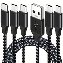 Load image into Gallery viewer, 5-Pack: USB Type-C Fast Charging Cable
