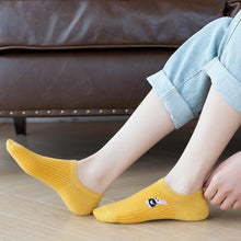 Load image into Gallery viewer, 5 Pairs Kawaii Cute Animal Print Socks Set Invisible Happy Fashion Ankle Funny Socks Set Girl Cotton Summer Silicone Non-slip Boat Socks Ankle Socks For Men And Women

