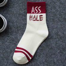 Load image into Gallery viewer, 5-Pairs Unisex English Letter Street Fashion Cool Socks
