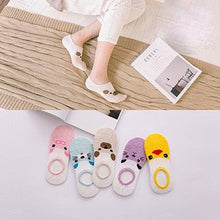 Load image into Gallery viewer, 5 Pairs/Set Women's Cotton Happy Cute Cat Short Socks Print Cartoon Animal Casual Summer Socks Red Heart Funny Ankle Socks Pure Cotton Socks For Men And Women
