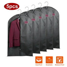 Load image into Gallery viewer, 5-Piece: 39" Garment Bags Hanging Suit Bags Covers

