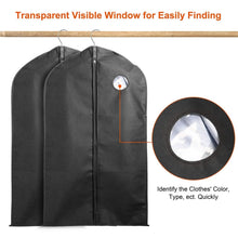 Load image into Gallery viewer, 5-Piece: 39" Garment Bags Hanging Suit Bags Covers

