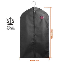 Load image into Gallery viewer, 5-Piece: 39" Garment Bags Hanging Suit Bags Covers

