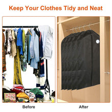 Load image into Gallery viewer, 5-Piece: 39" Garment Bags Hanging Suit Bags Covers

