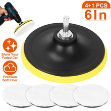 Load image into Gallery viewer, 5-Piece: 6" Buffing Polishing Pads
