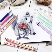 Load image into Gallery viewer, 5-Piece: Bling Dynamic Liquid Ballpoint Pens
