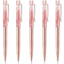 Load image into Gallery viewer, 5-Piece: Bling Dynamic Liquid Ballpoint Pens
