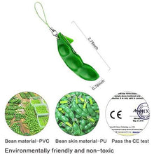 Load image into Gallery viewer, 5-Piece: Edamame Keychain Squeeze Toy
