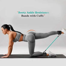 Load image into Gallery viewer, 5-Piece: Resistance Band Set with Ankle Buckles
