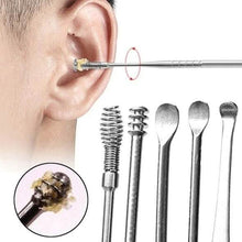 Load image into Gallery viewer, 5-Piece: Stainless Steel Earpick Set
