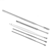 Load image into Gallery viewer, 5-Piece: Stainless Steel Earpick Set
