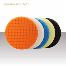 Load image into Gallery viewer, 5-Pieces: Buffing Polishing Sponge Pads for Car
