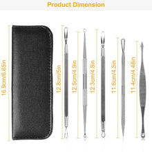 Load image into Gallery viewer, 5-Pieces Set: BlackHead Remover Kit Pimple Comedone Extractor Tool Set
