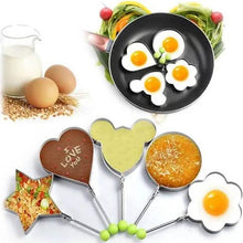 Load image into Gallery viewer, 5-Pieces Set: Fried Egg Mold Pancake Rings Shaped
