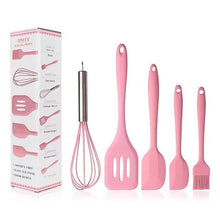 Load image into Gallery viewer, 5-Pieces: Silicone Cooking Utensils Sets
