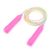 Load image into Gallery viewer, 5 Styles Kids Jump Ropes Wood Handle Sport Bodybuilding Fitness Lovely Skipping Ropes Wood Handle Children Adjustable Cotton Skipping Rope With Wooden Handle For Boys And Girls
