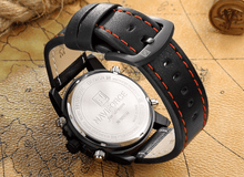 Load image into Gallery viewer, Men's Multifunction Digital Analog Waterproof Watch With Alarm And Automatic Time Zones Unique Design Excellent Gift
