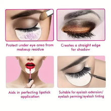 Load image into Gallery viewer, 50-Pack: Alcohol-Free Protector Guards for Eyeliner, Mascara, and Lip Makeup Application
